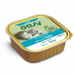 oasy patè trota umido per gatti