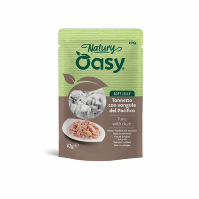 Oasy Natury Soft jelly buste Tonnetto con vongole indopacifiche