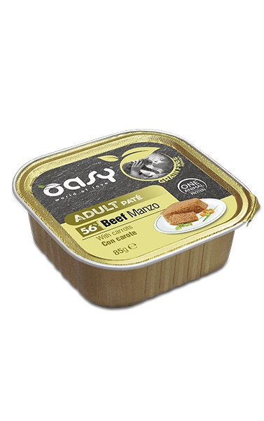 Oasy Umido Gatto Grain free Manzo