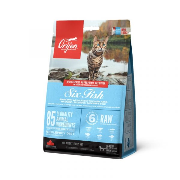 orijen six fish gatto