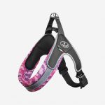 PRATIKO Pettorina Air Airsoft con chiusura nel Sottopancia Mimetica Fluo (Rosa-Viola) - 1