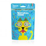 Natural Code Snack per Gatti Sterilizzati con Carni bianche, ripieno di Latte e Curcuma