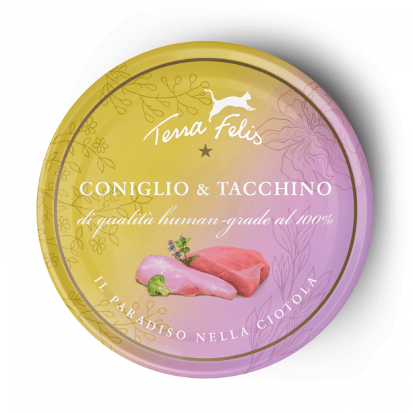 terra felis coniglio e tacchino 80 gr