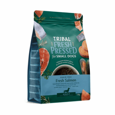 Tribal Pressato a Freddo Salmone Fresco per cani Piccola Taglia