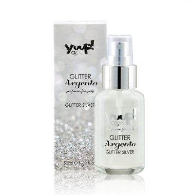 yuup profumo glitter argento