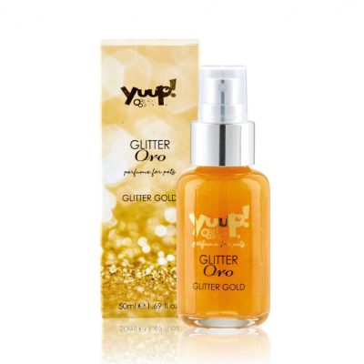 yuup Profumo glitter oro