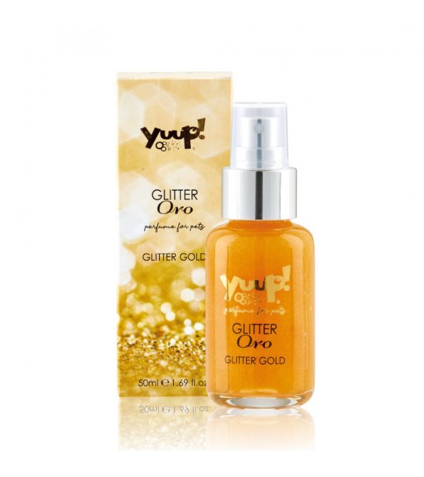 yuup Profumo glitter oro