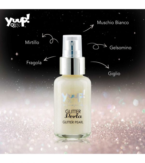 Yuup profumo glitter perla